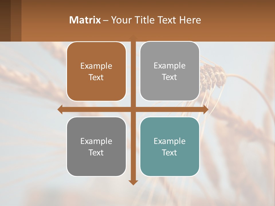 Farming Natural Clouds PowerPoint Template