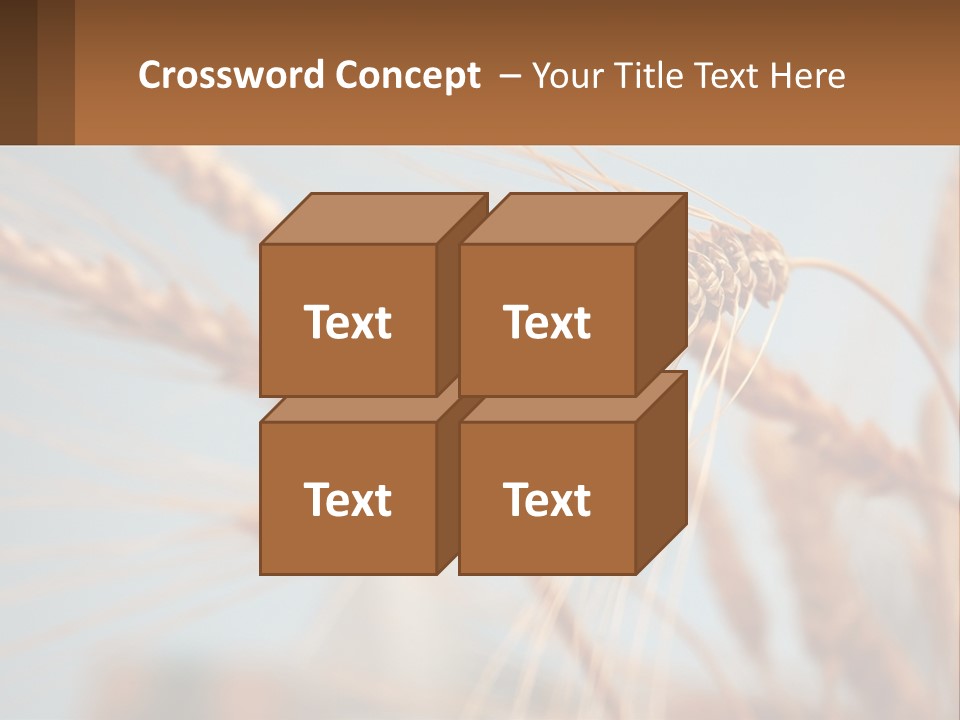 Farming Natural Clouds PowerPoint Template