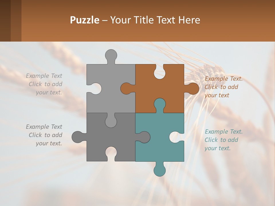 Farming Natural Clouds PowerPoint Template