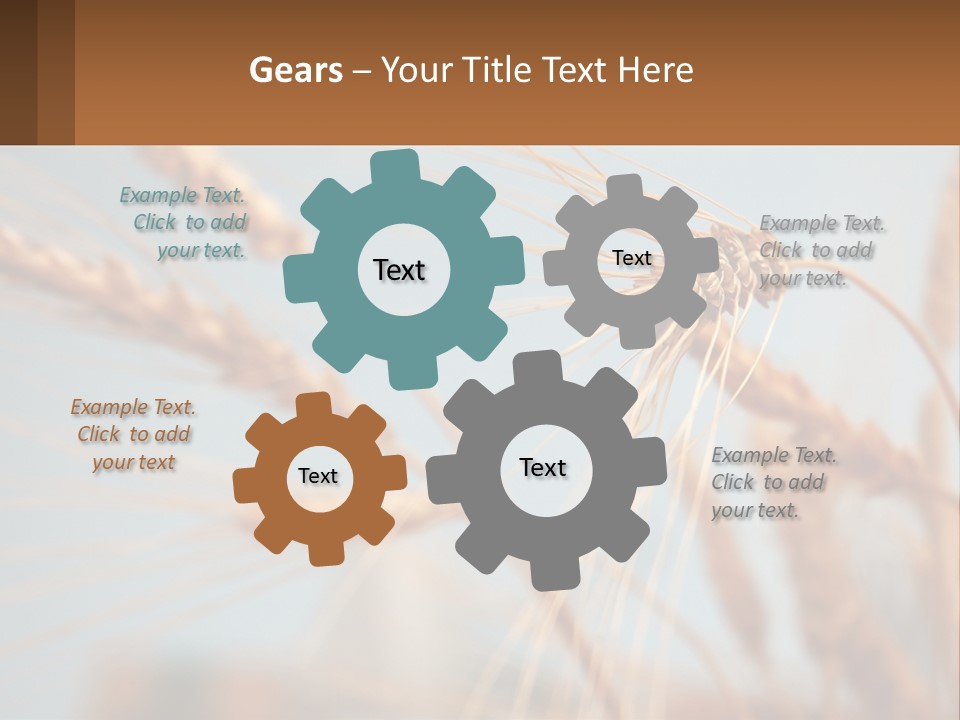 Farming Natural Clouds PowerPoint Template