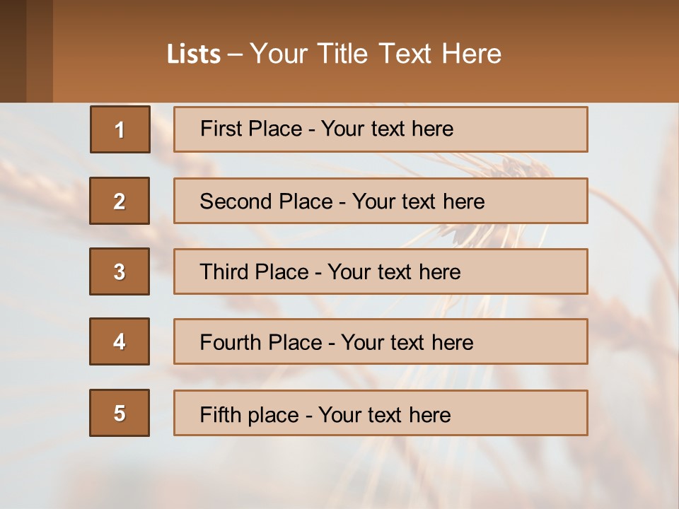 Farming Natural Clouds PowerPoint Template
