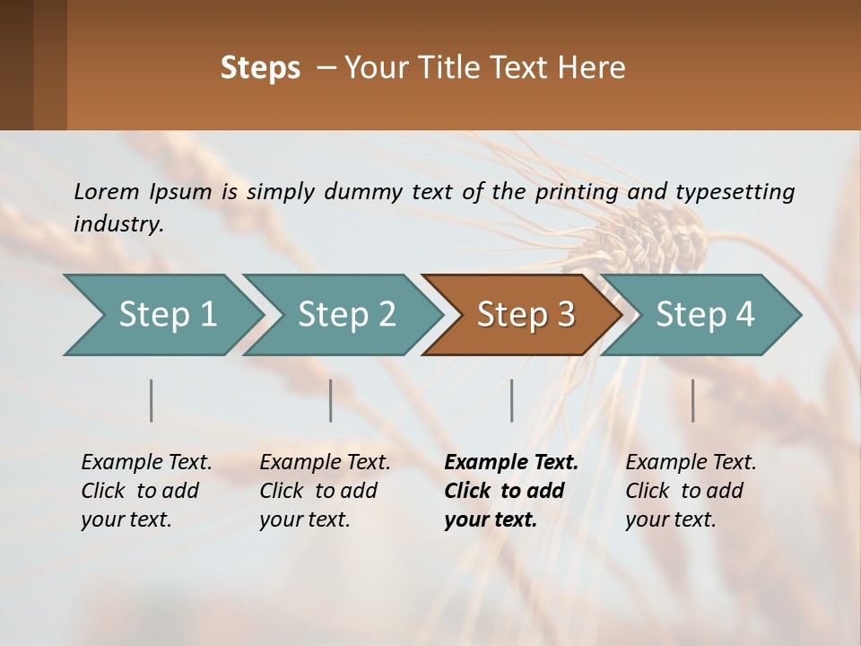 Farming Natural Clouds PowerPoint Template