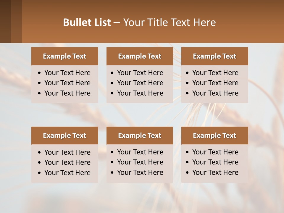 Farming Natural Clouds PowerPoint Template