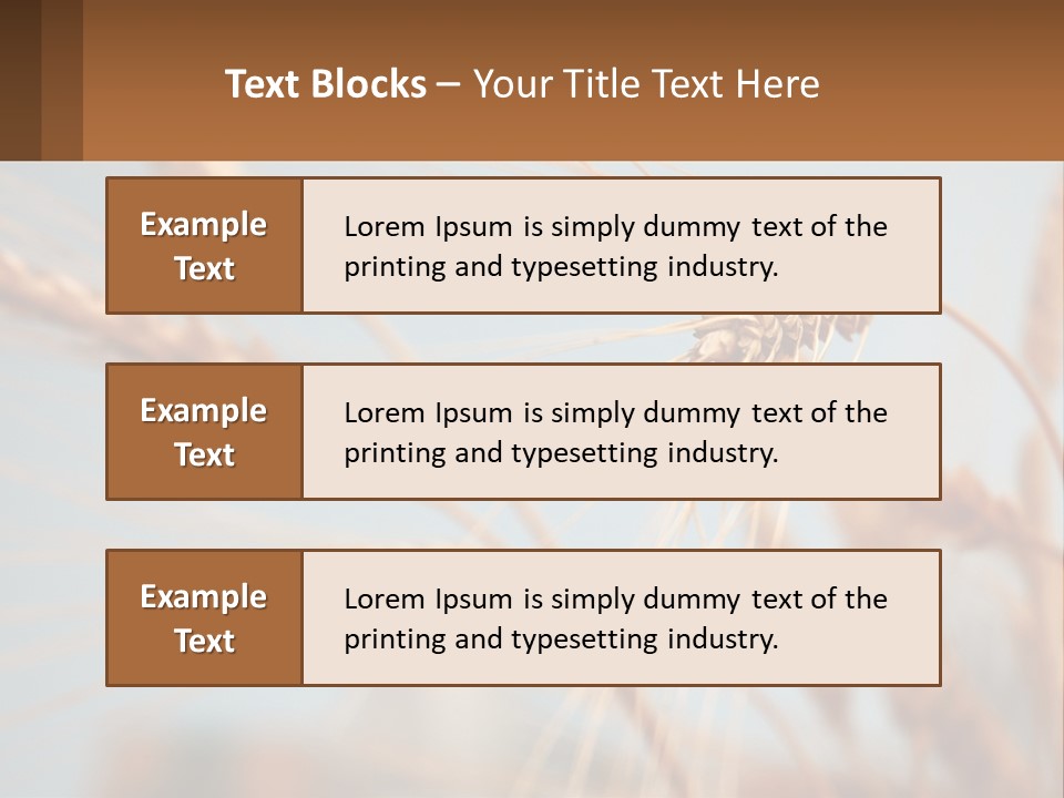 Farming Natural Clouds PowerPoint Template