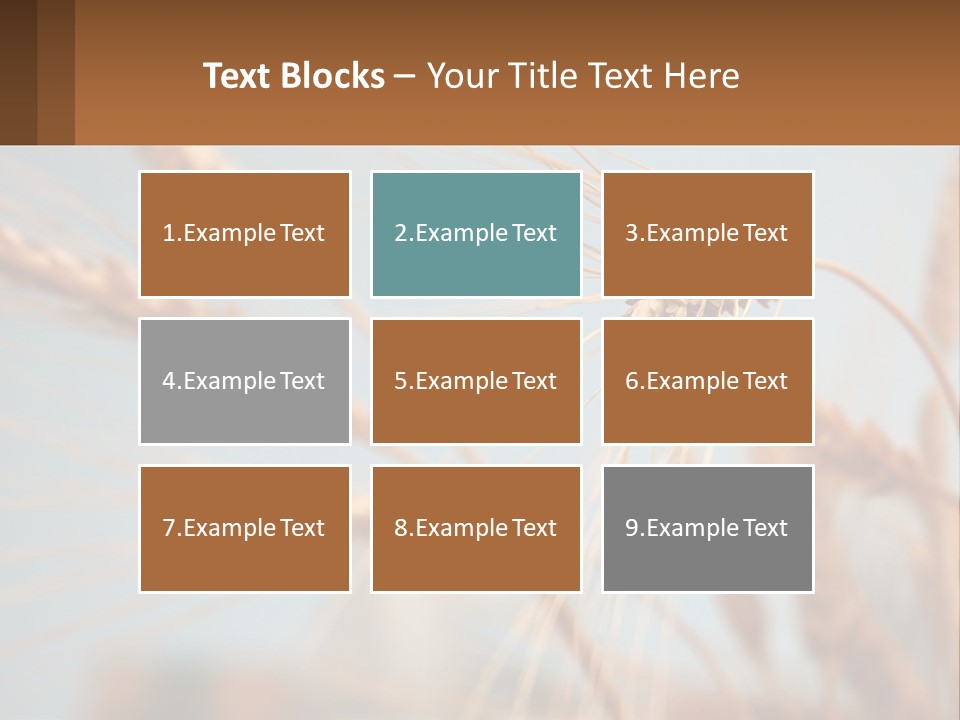 Farming Natural Clouds PowerPoint Template