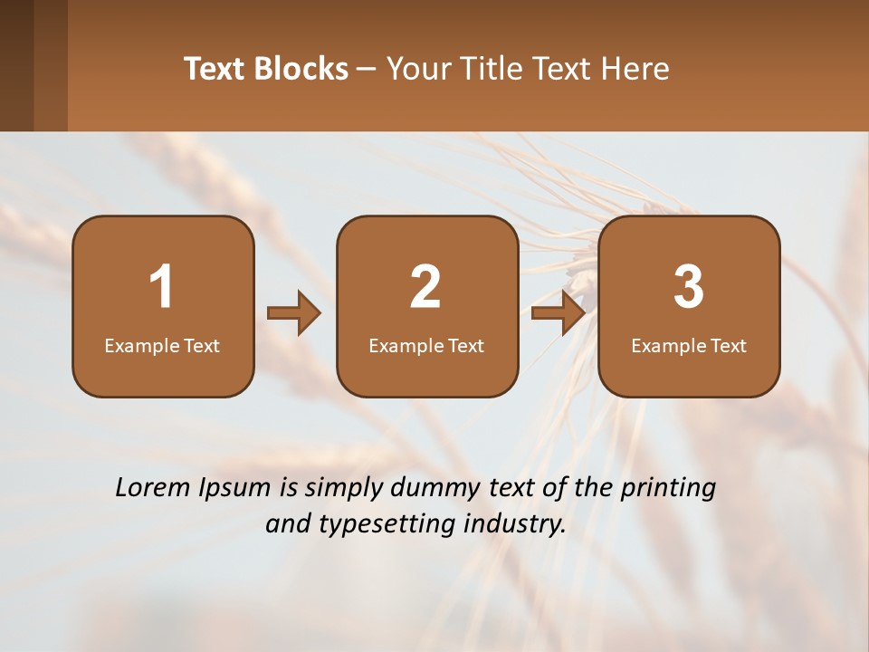 Farming Natural Clouds PowerPoint Template