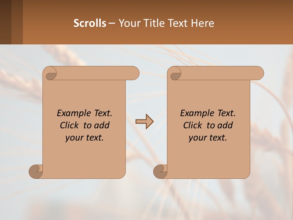 Farming Natural Clouds PowerPoint Template