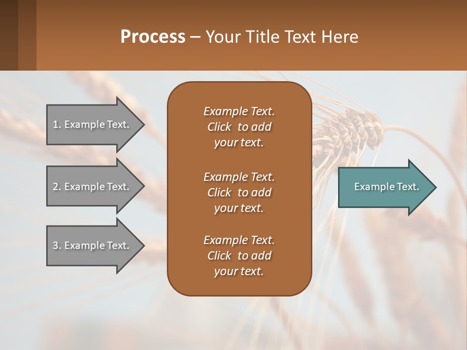 Farming Natural Clouds PowerPoint Template