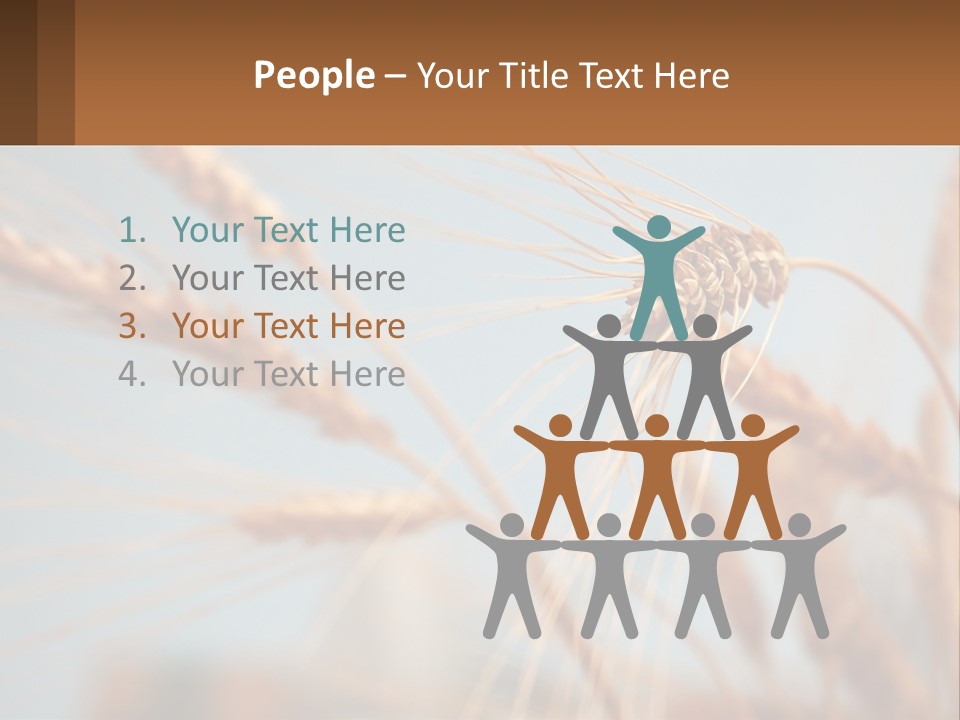 Farming Natural Clouds PowerPoint Template