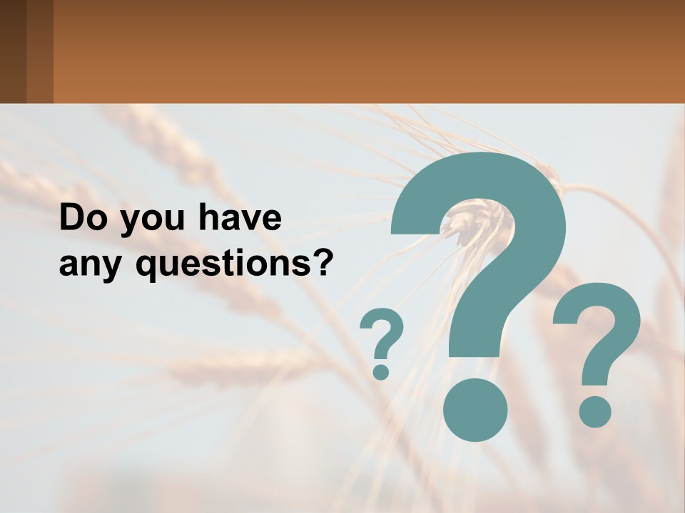 Farming Natural Clouds PowerPoint Template