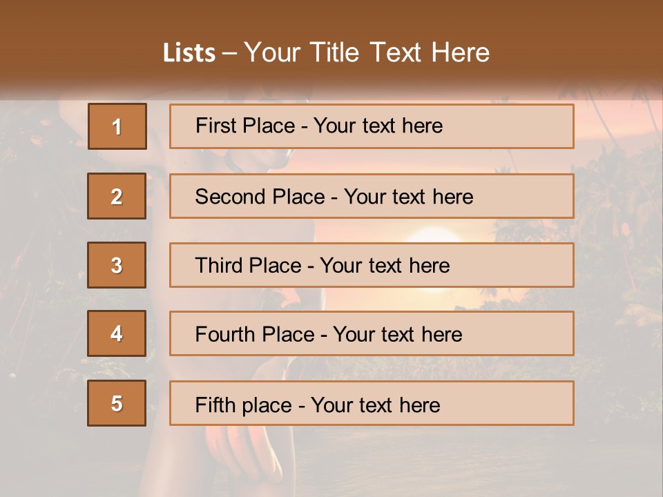 Jungle Lush Vacation PowerPoint Template