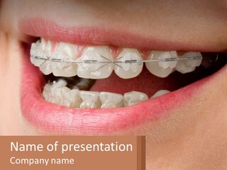 Facial Jaw Tooth PowerPoint Template