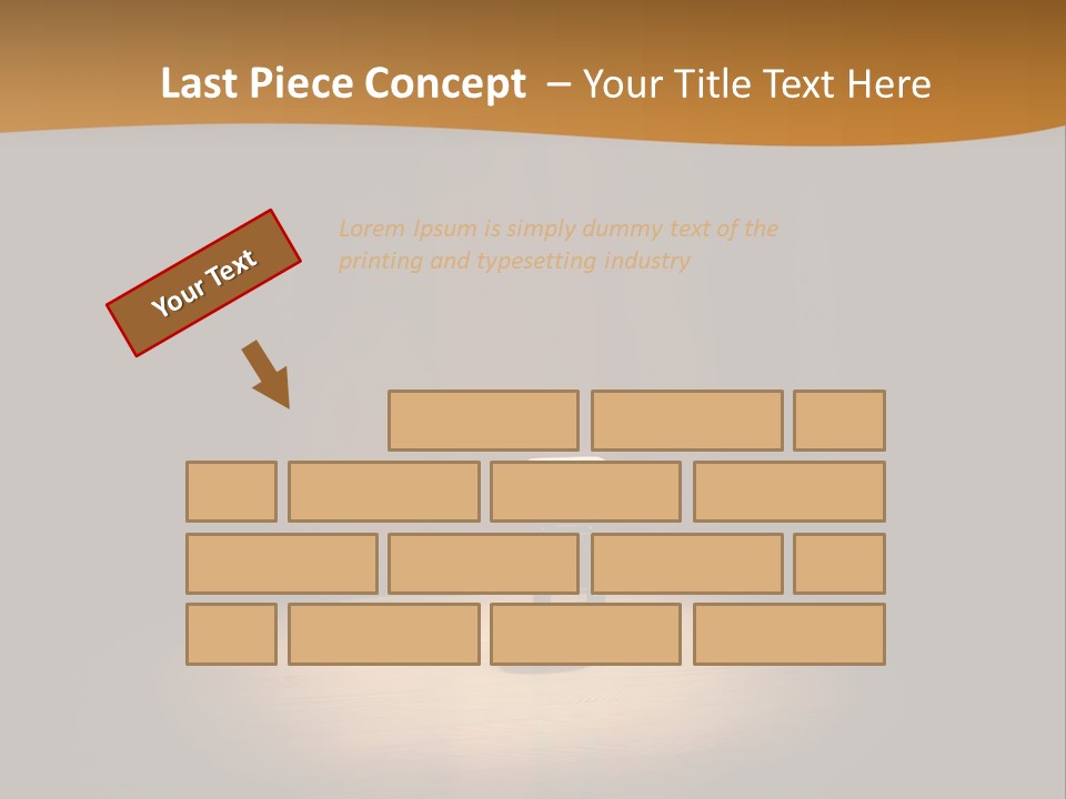 Stand Concert Lonely PowerPoint Template