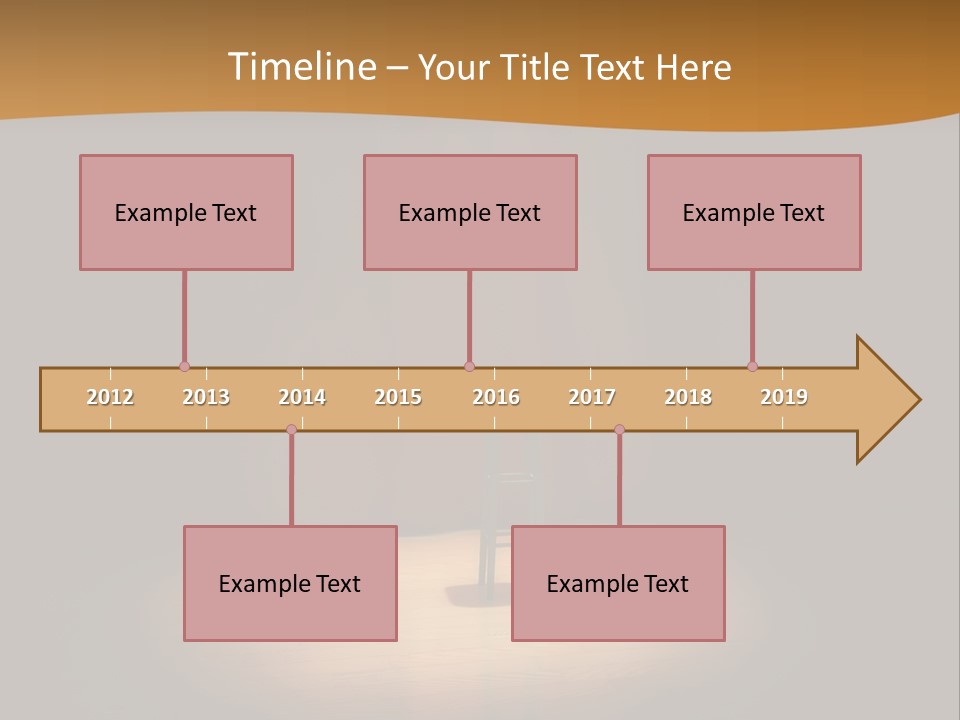 Stand Concert Lonely PowerPoint Template