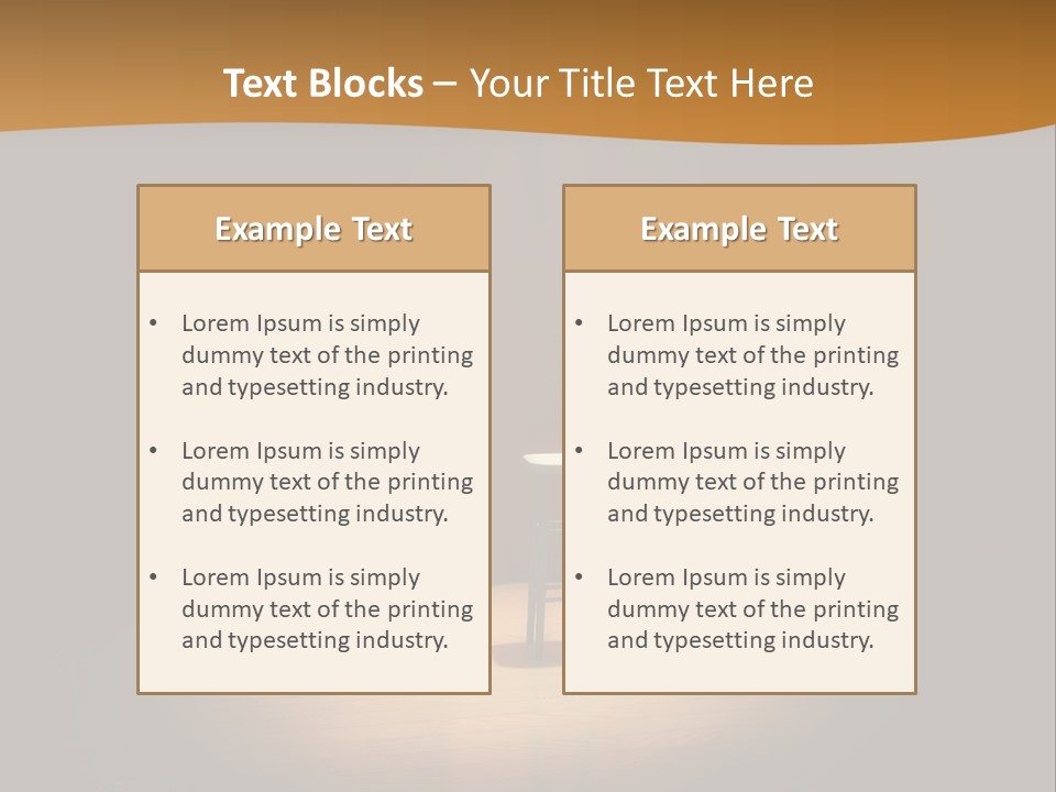 Stand Concert Lonely PowerPoint Template