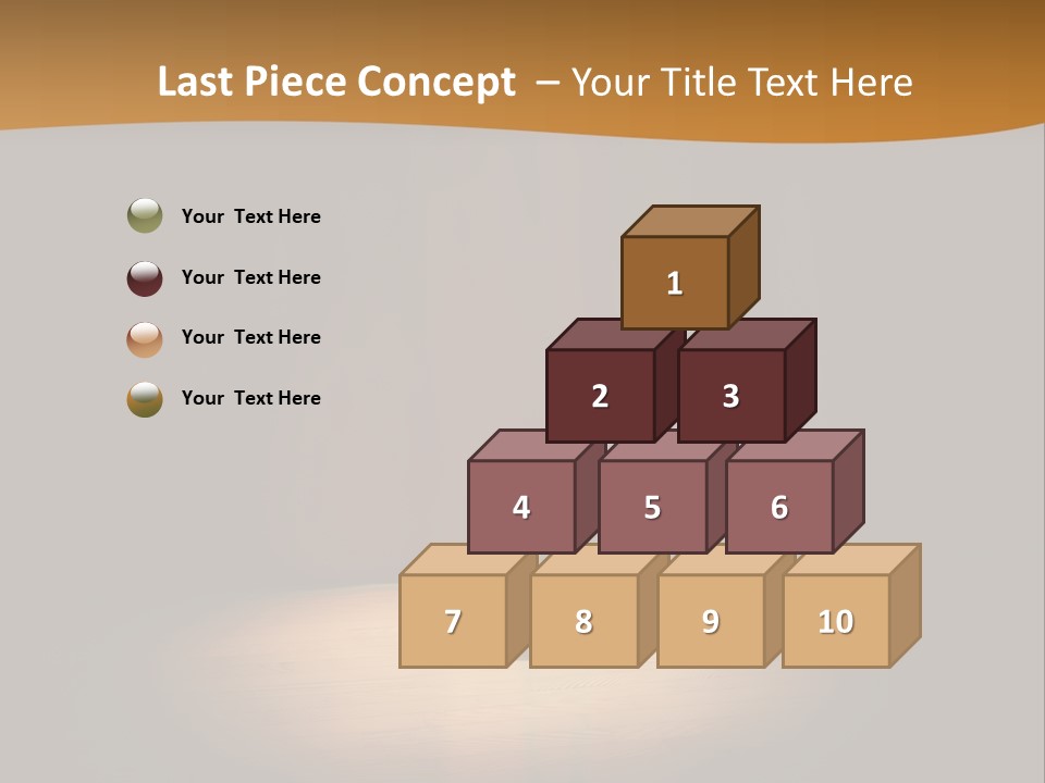 Stand Concert Lonely PowerPoint Template