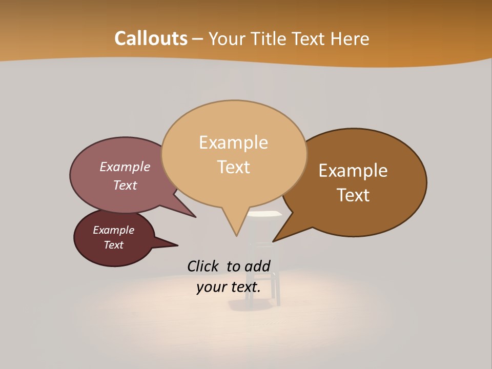 Stand Concert Lonely PowerPoint Template