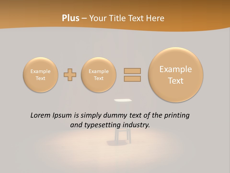 Stand Concert Lonely PowerPoint Template