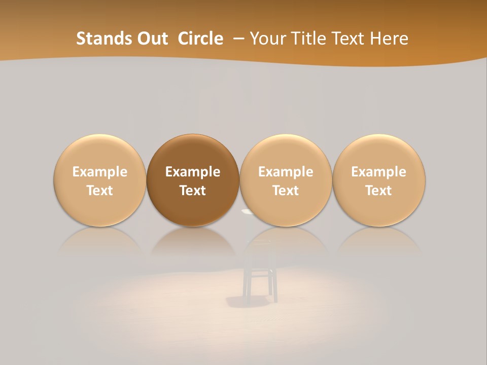 Stand Concert Lonely PowerPoint Template