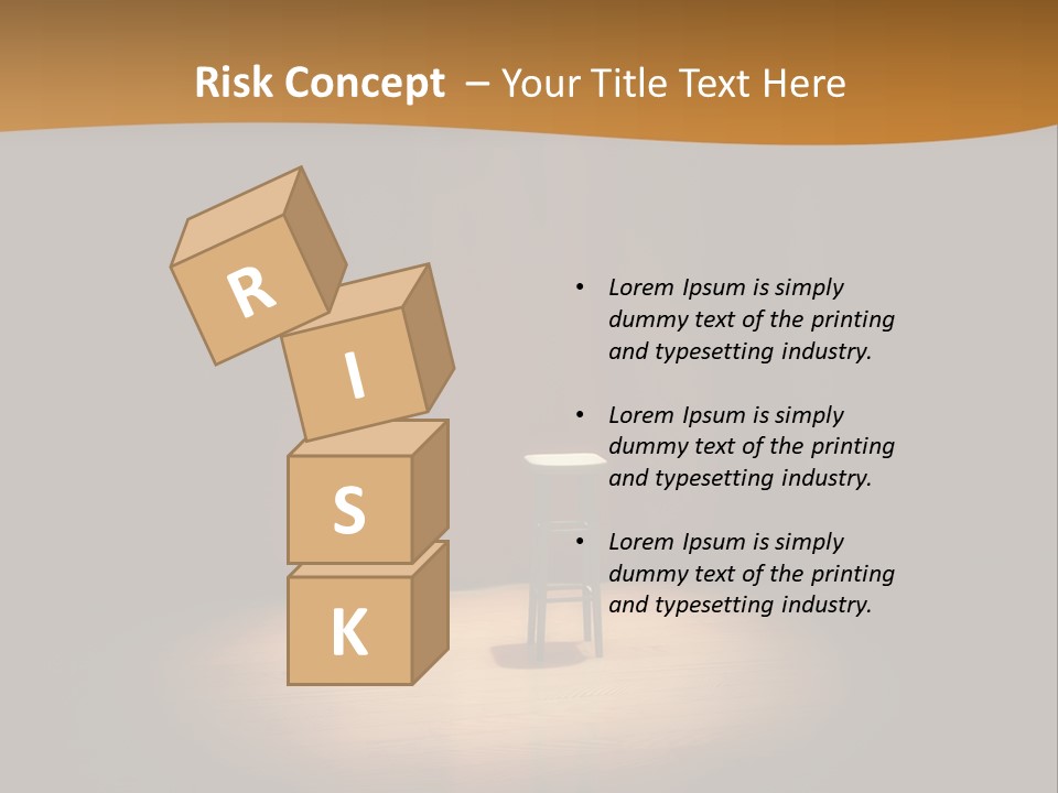 Stand Concert Lonely PowerPoint Template