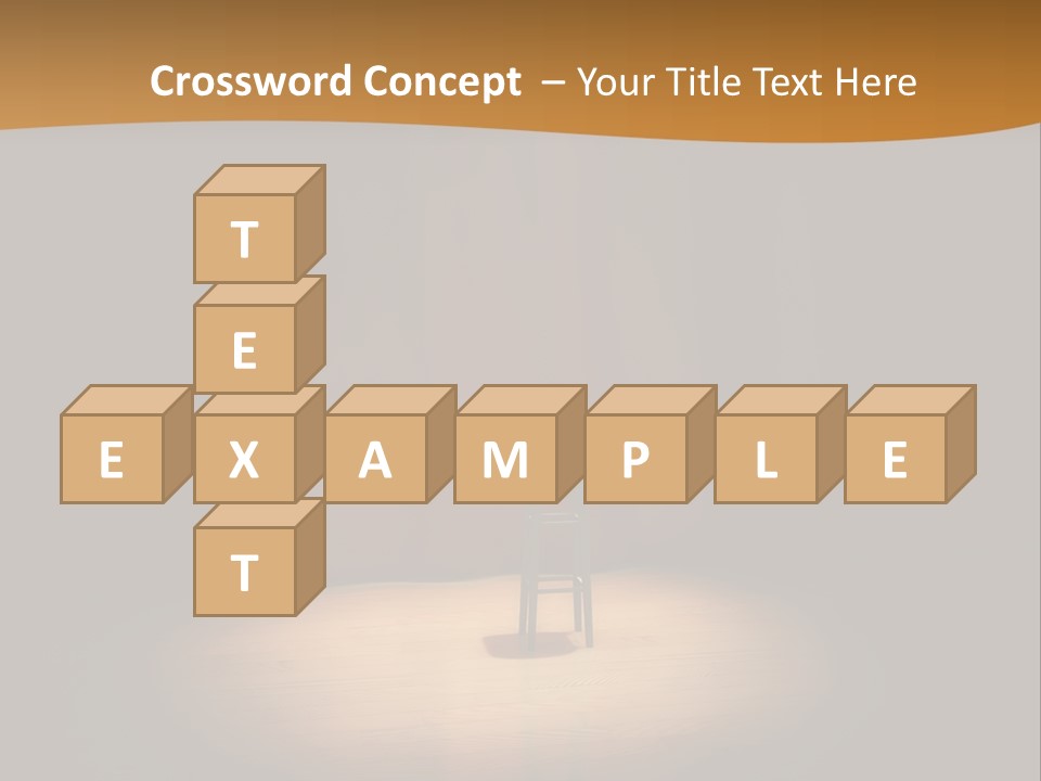 Stand Concert Lonely PowerPoint Template