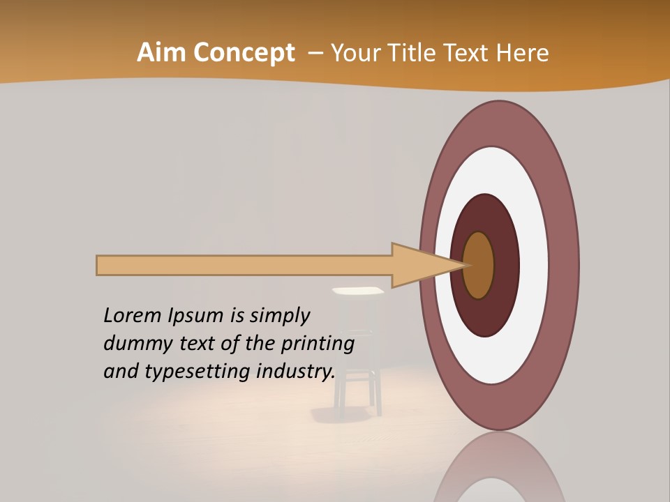 Stand Concert Lonely PowerPoint Template