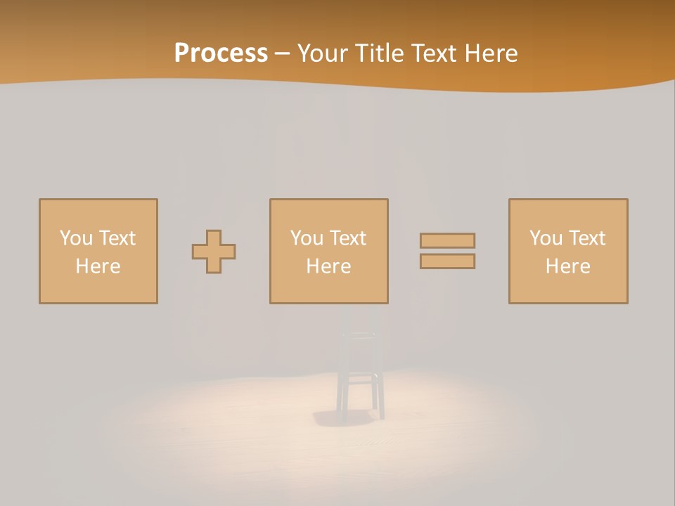 Stand Concert Lonely PowerPoint Template