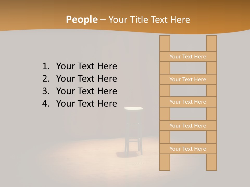 Stand Concert Lonely PowerPoint Template