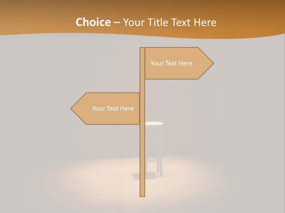 Stand Concert Lonely PowerPoint Template