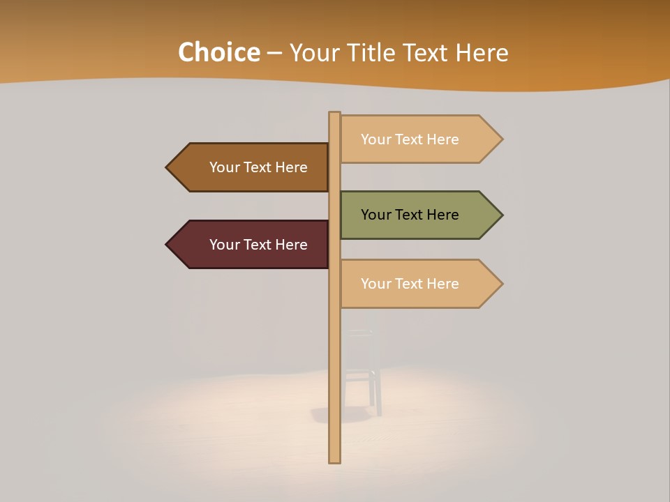 Stand Concert Lonely PowerPoint Template