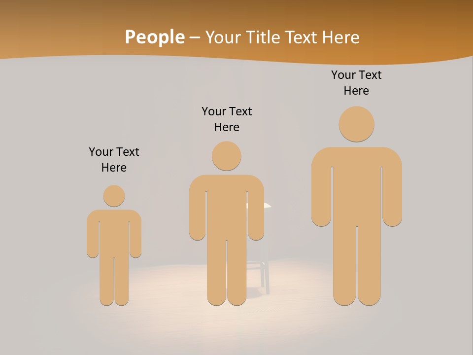 Stand Concert Lonely PowerPoint Template