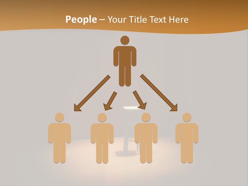 Stand Concert Lonely PowerPoint Template