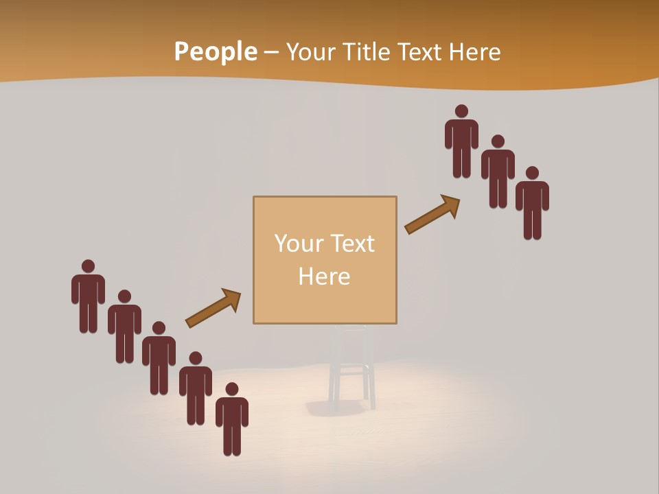 Stand Concert Lonely PowerPoint Template