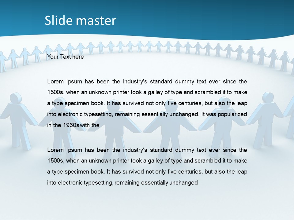 Social Community People PowerPoint Template