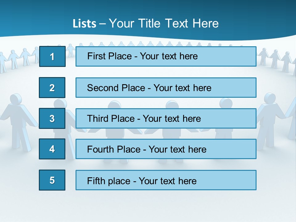Social Community People PowerPoint Template