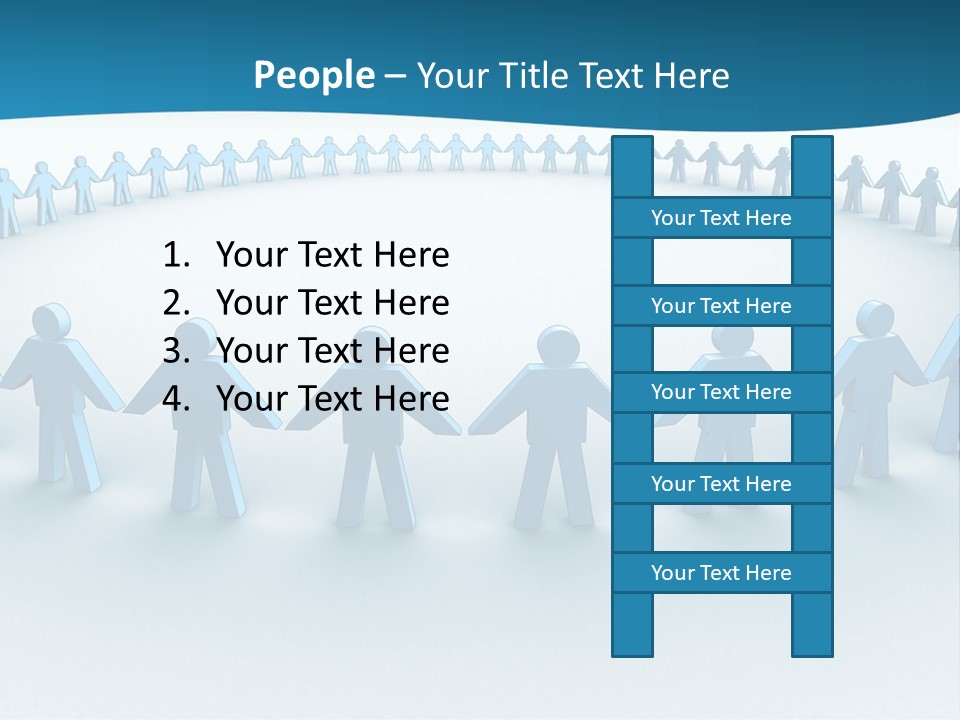 Social Community People PowerPoint Template