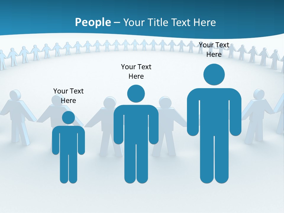 Social Community People PowerPoint Template