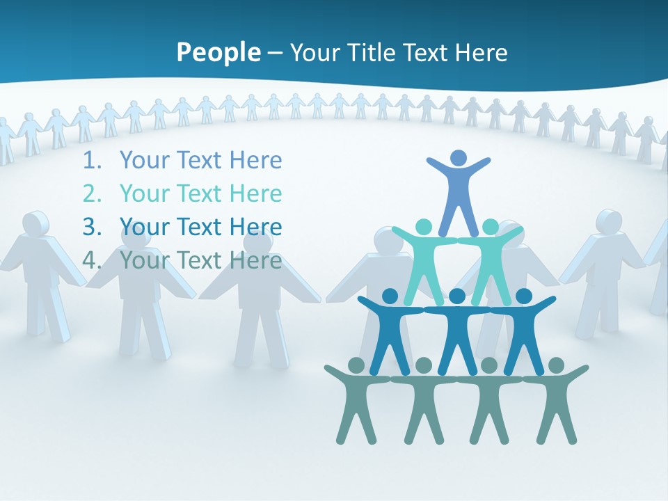 Social Community People PowerPoint Template