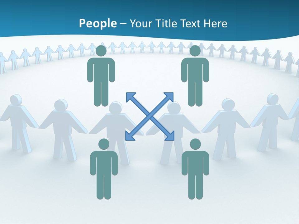Social Community People PowerPoint Template