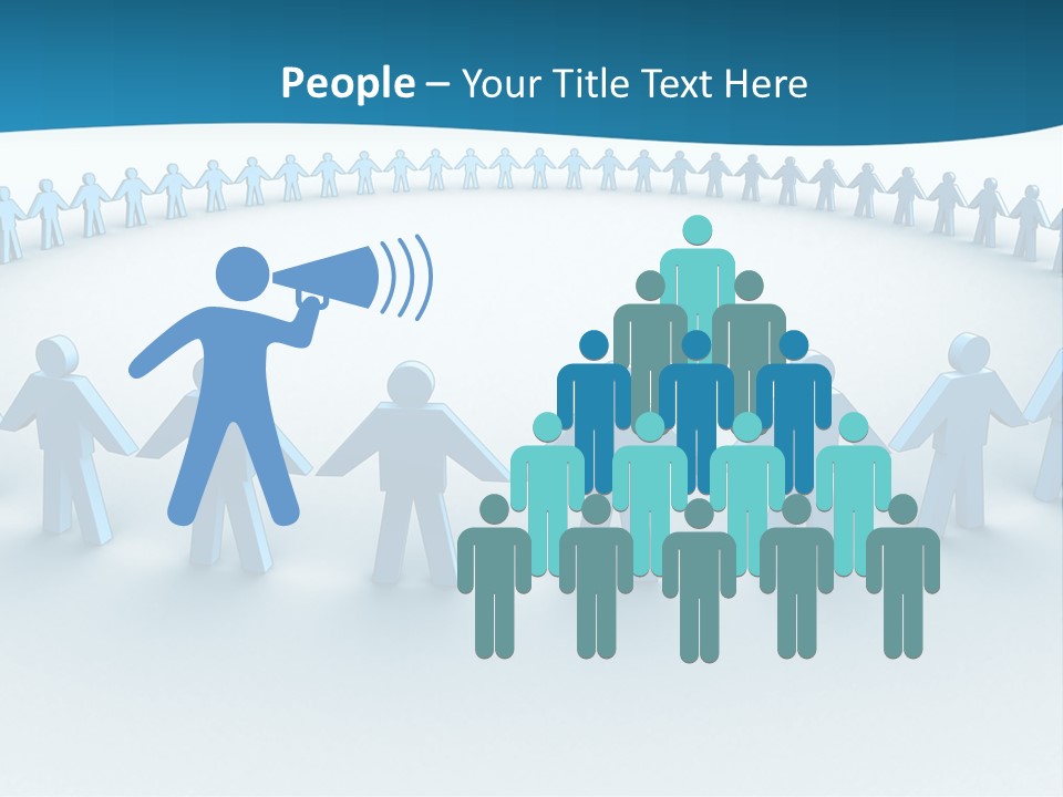Social Community People PowerPoint Template