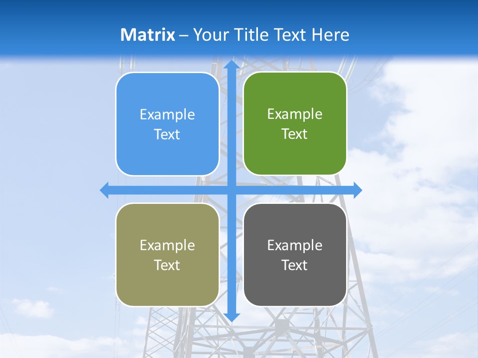 Nature Cloud Line PowerPoint Template