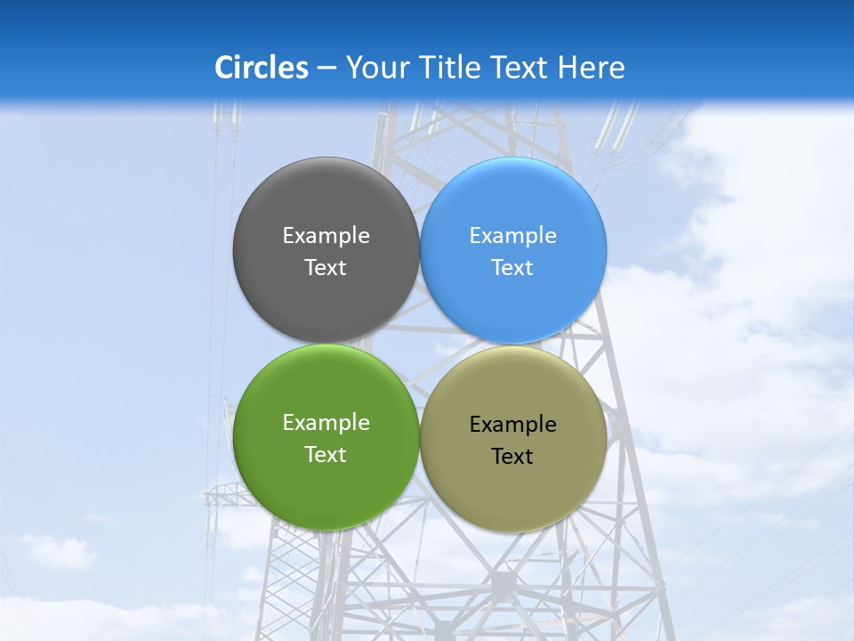 Nature Cloud Line PowerPoint Template