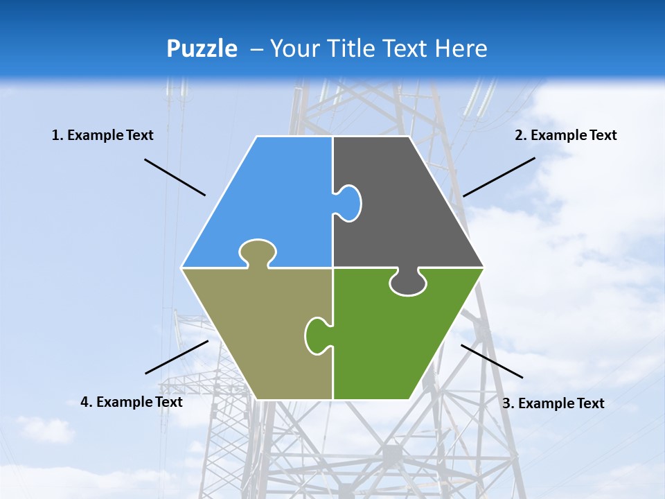 Nature Cloud Line PowerPoint Template