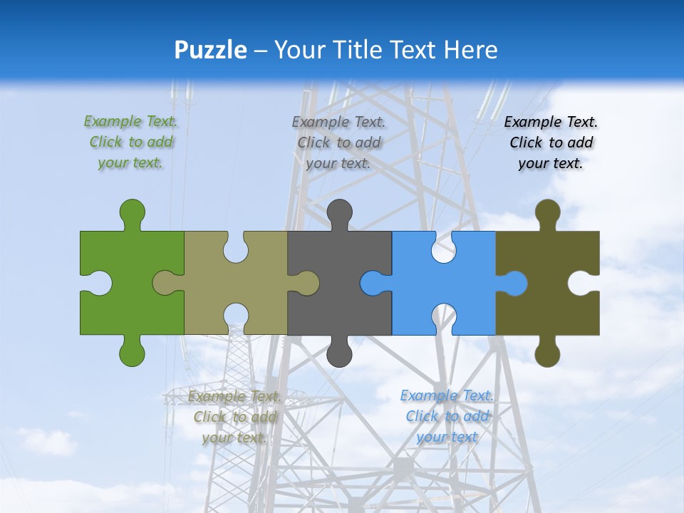 Nature Cloud Line PowerPoint Template