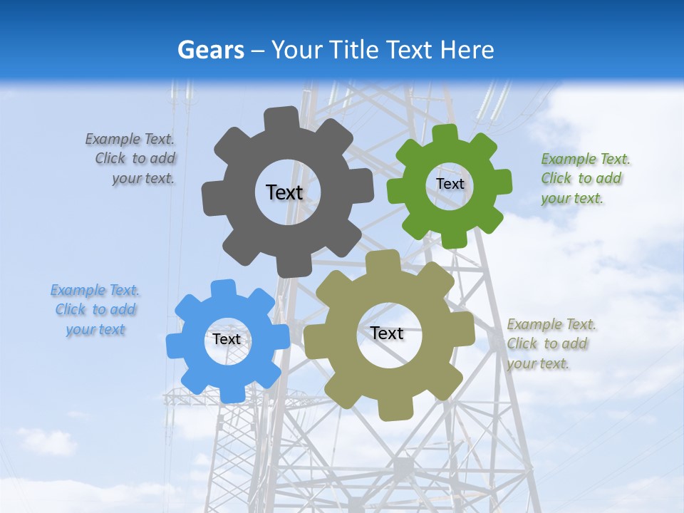 Nature Cloud Line PowerPoint Template
