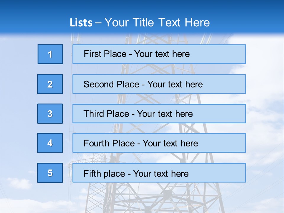 Nature Cloud Line PowerPoint Template