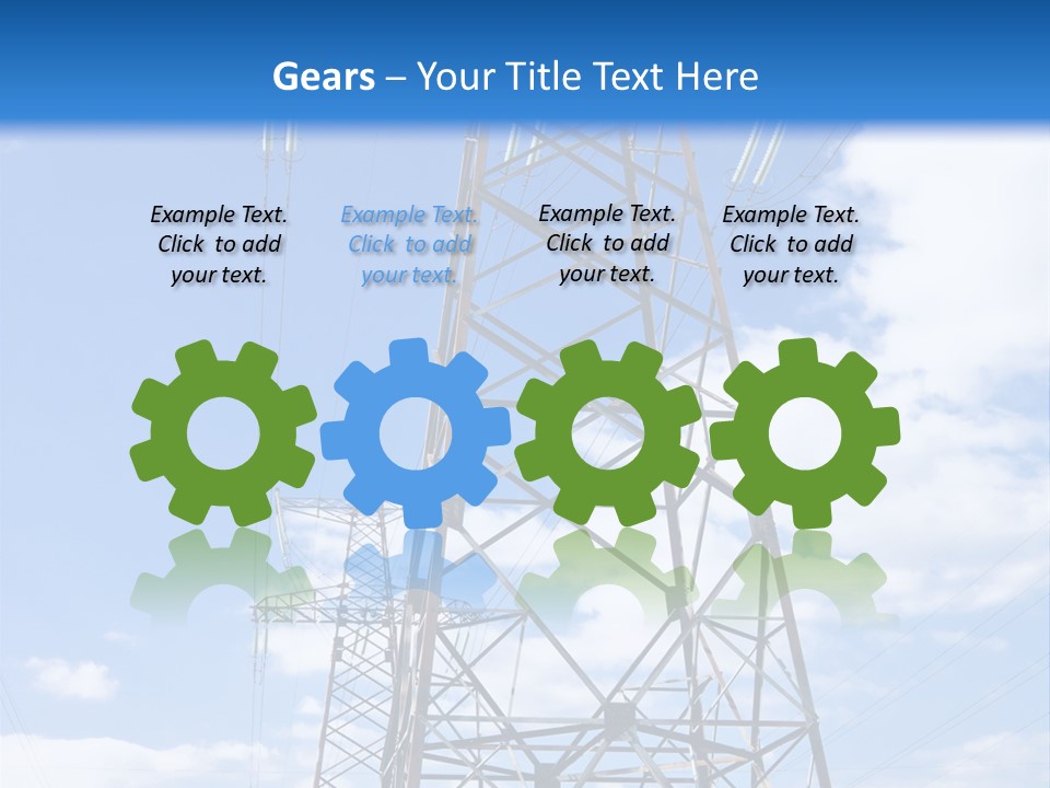 Nature Cloud Line PowerPoint Template