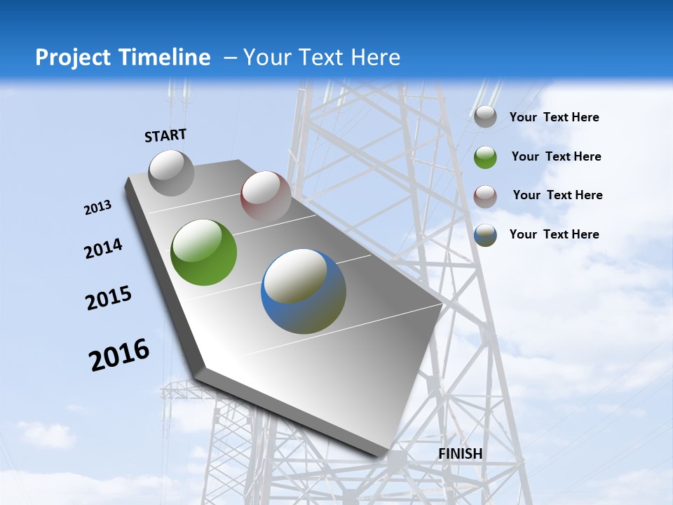 Nature Cloud Line PowerPoint Template
