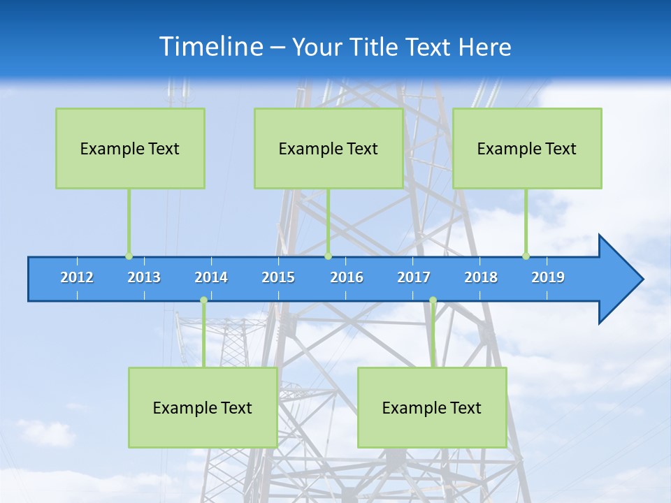 Nature Cloud Line PowerPoint Template