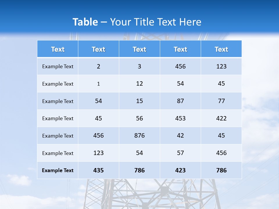 Nature Cloud Line PowerPoint Template